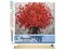 Figured'Art Paint by Numbers Kit for Adults Abstract Red Flowers 16"x20" - Craft Art Painting Rolled Canvas with DIY wooden frame